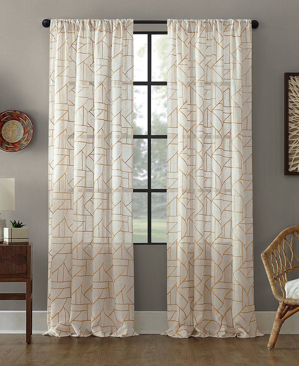 Шторы Jigsaw Embroidery Linen Blend