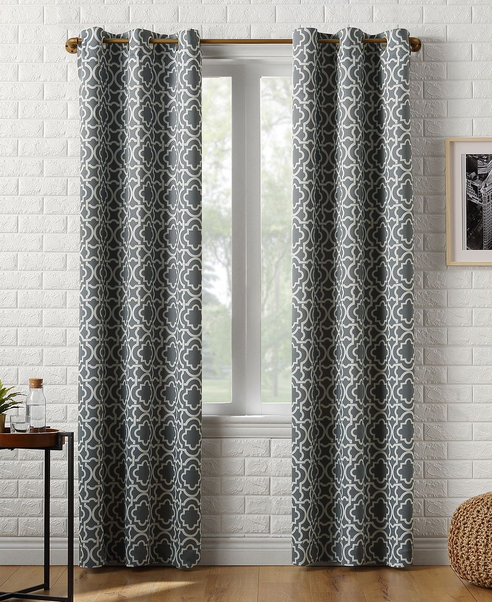 Штора Barnett Trellis Blackout с люверсами