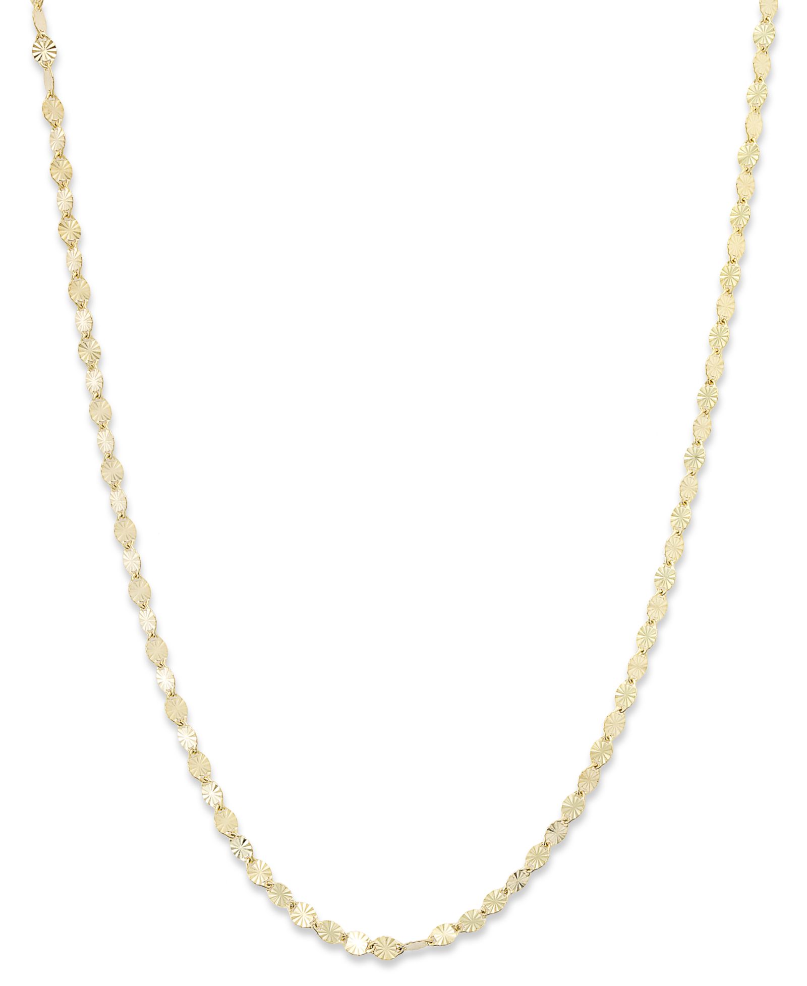 Giani Bernini 18K Gold over Sterling Silver Necklace, 20" Diamond-Cut Chain