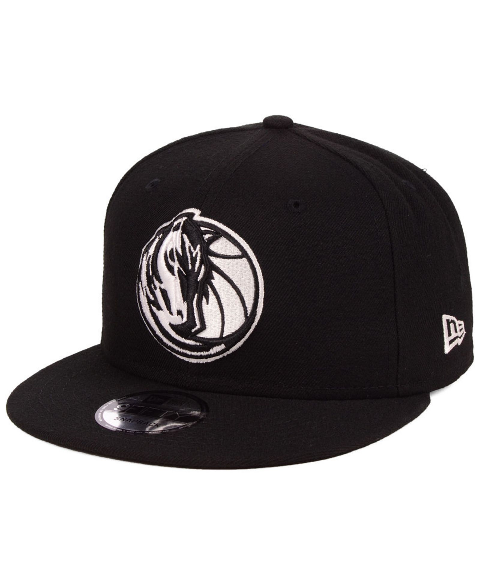 Кепка New Era Dallas Mavericks 9FIFTY Snapback, черно-белая