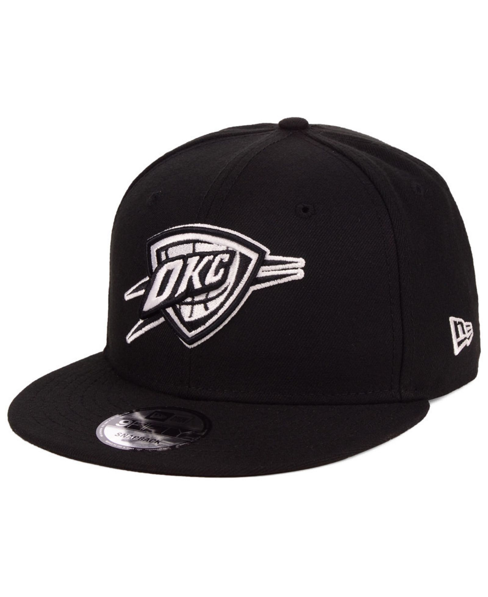 Кепка New Era Oklahoma City Thunder Black White 9FIFTY Snapback