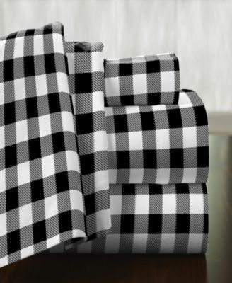 Pointehaven комплект фланелевых простыней Buffalo Plaid, Full