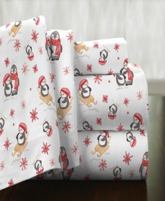 Набор фланелевых простыней Pointehaven Penquin Superior Weight Cotton, Queen