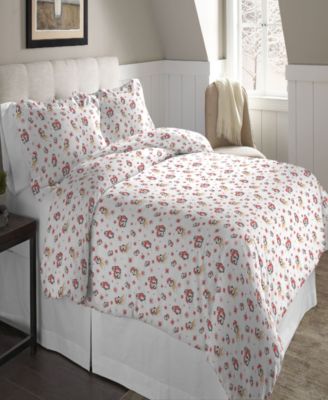 Комплект пододеяльников Pointehaven Penquin Superior Weight Cotton Flannel, Full/Queen