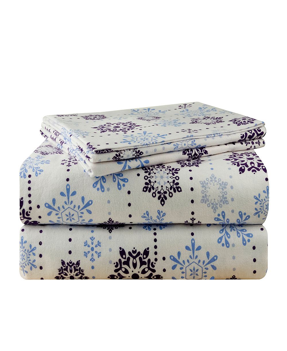 Pointehaven Snow Drop Фланелевый комплект простыней Luxury Weight, Twin