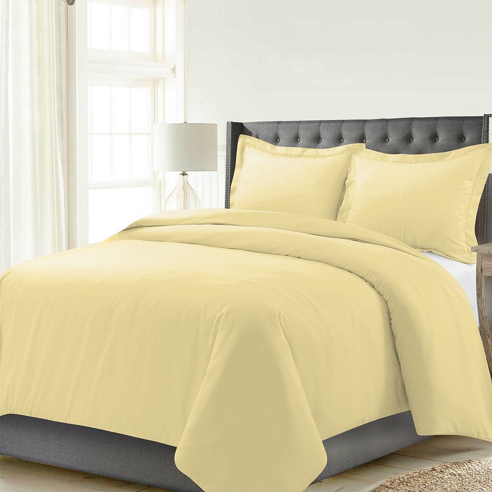 Комплект пододеяльник Celeste Home Luxury Weight Solid Cotton Flannel Duvet Cover Set, King/California King