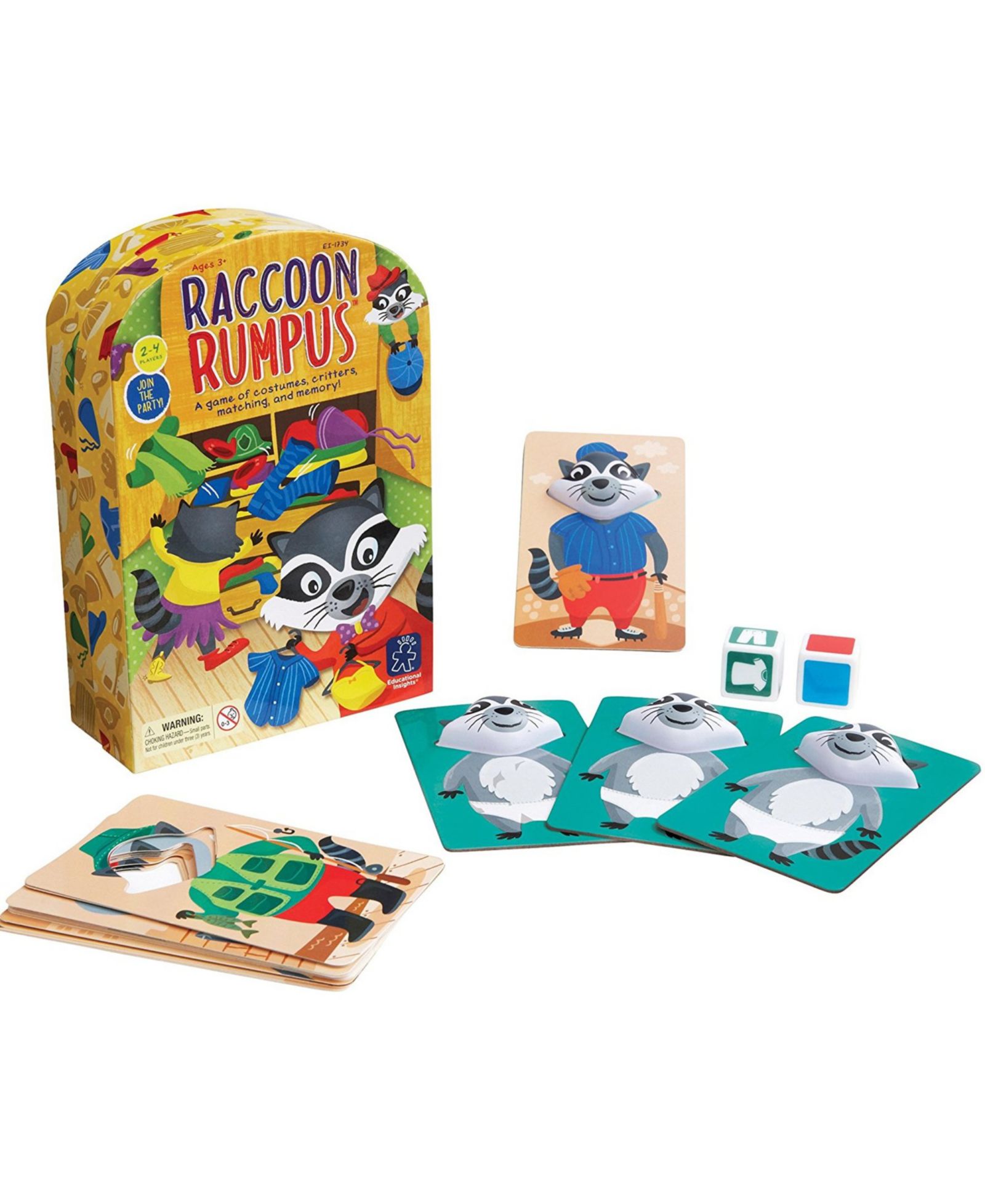 Educational Insights Енот Rumpus настольная игра, возраст 3+