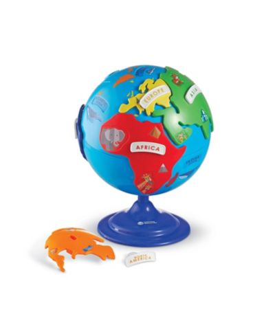 Learning Resources Learning Essentials Geography Puzzle Globe, 14-Piece, Ages 3+