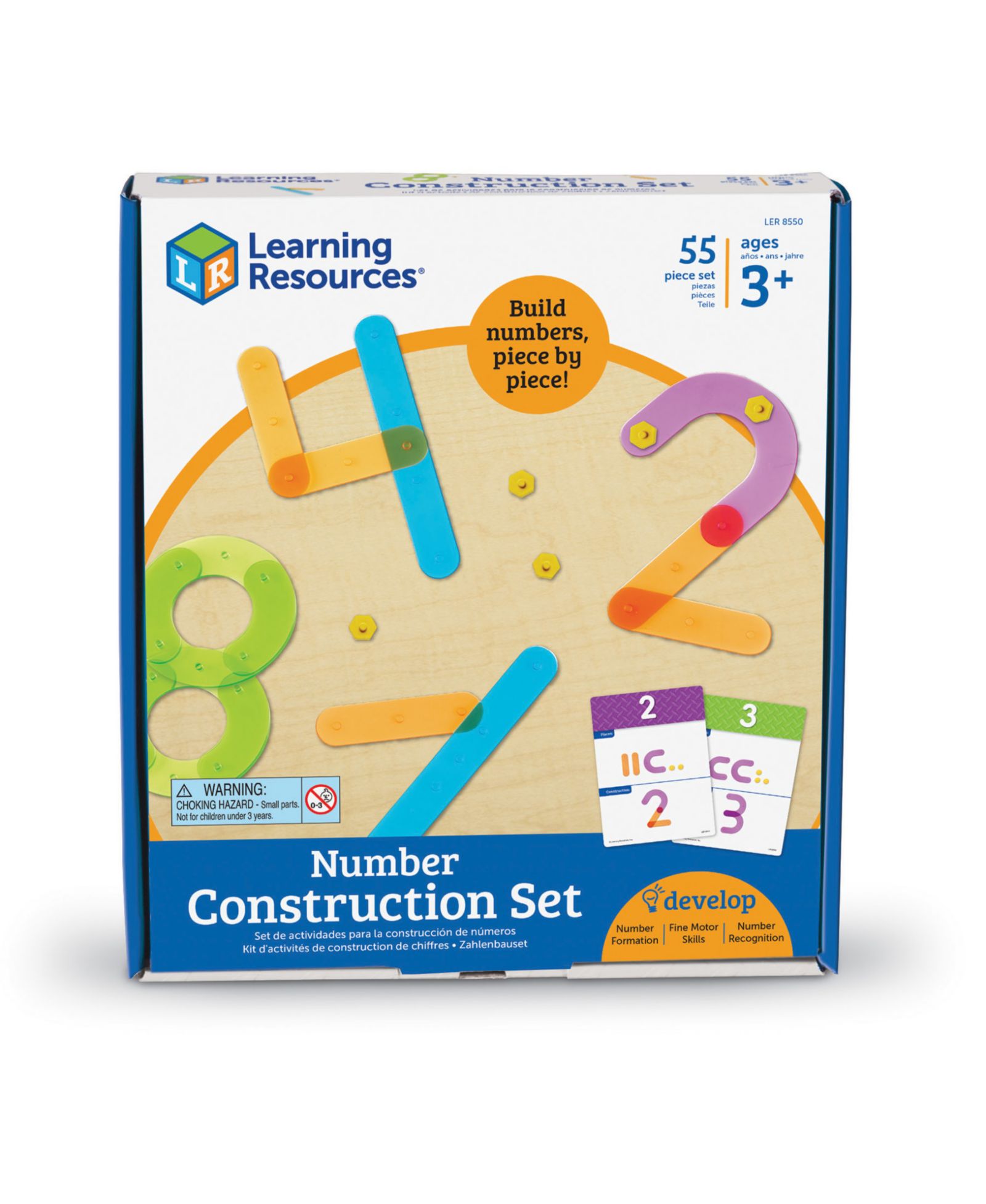 Learning Resources Набор для конструирования чисел Number Construction Activity Set