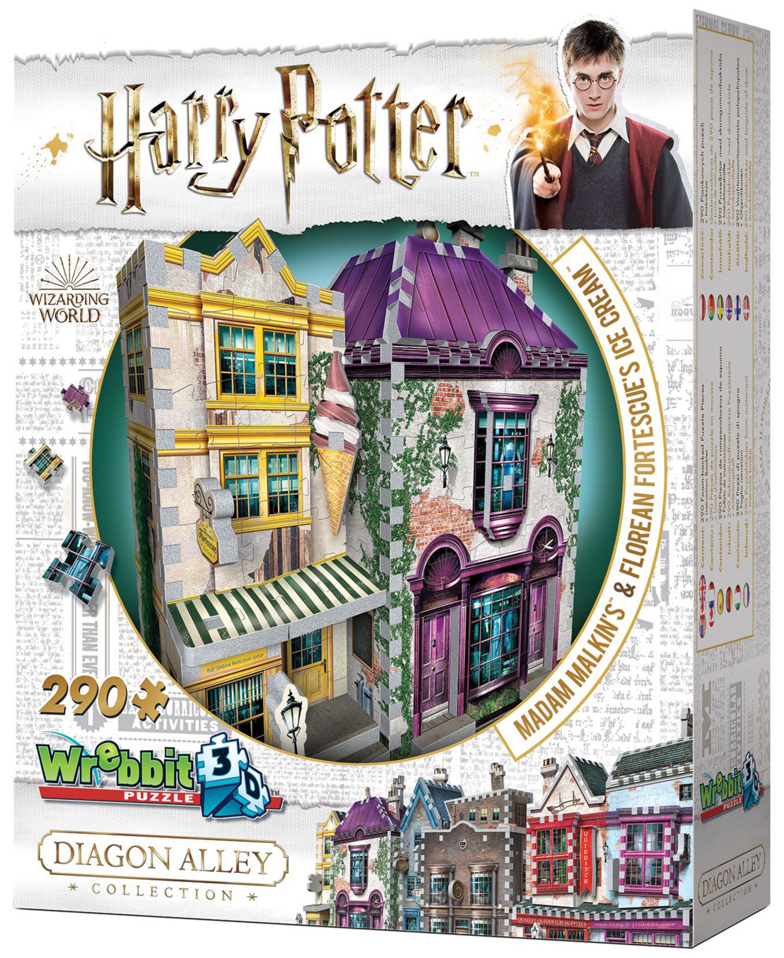 Wrebbit 3D пазлы Madam Malkin's and Florean Fortescue's Ice Cream