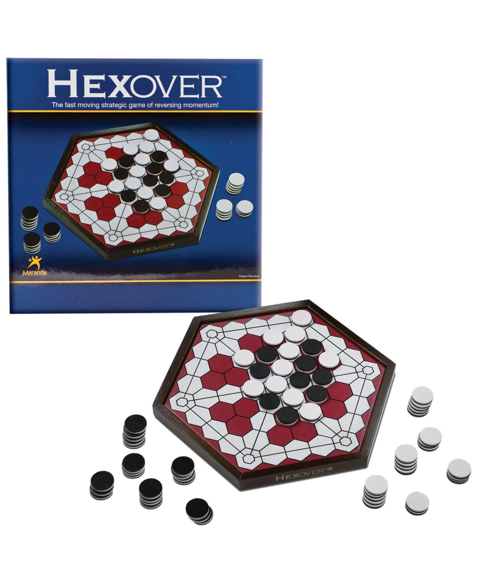 HEXOVER Стратегическая игра Front Porch Classics, 64 детали