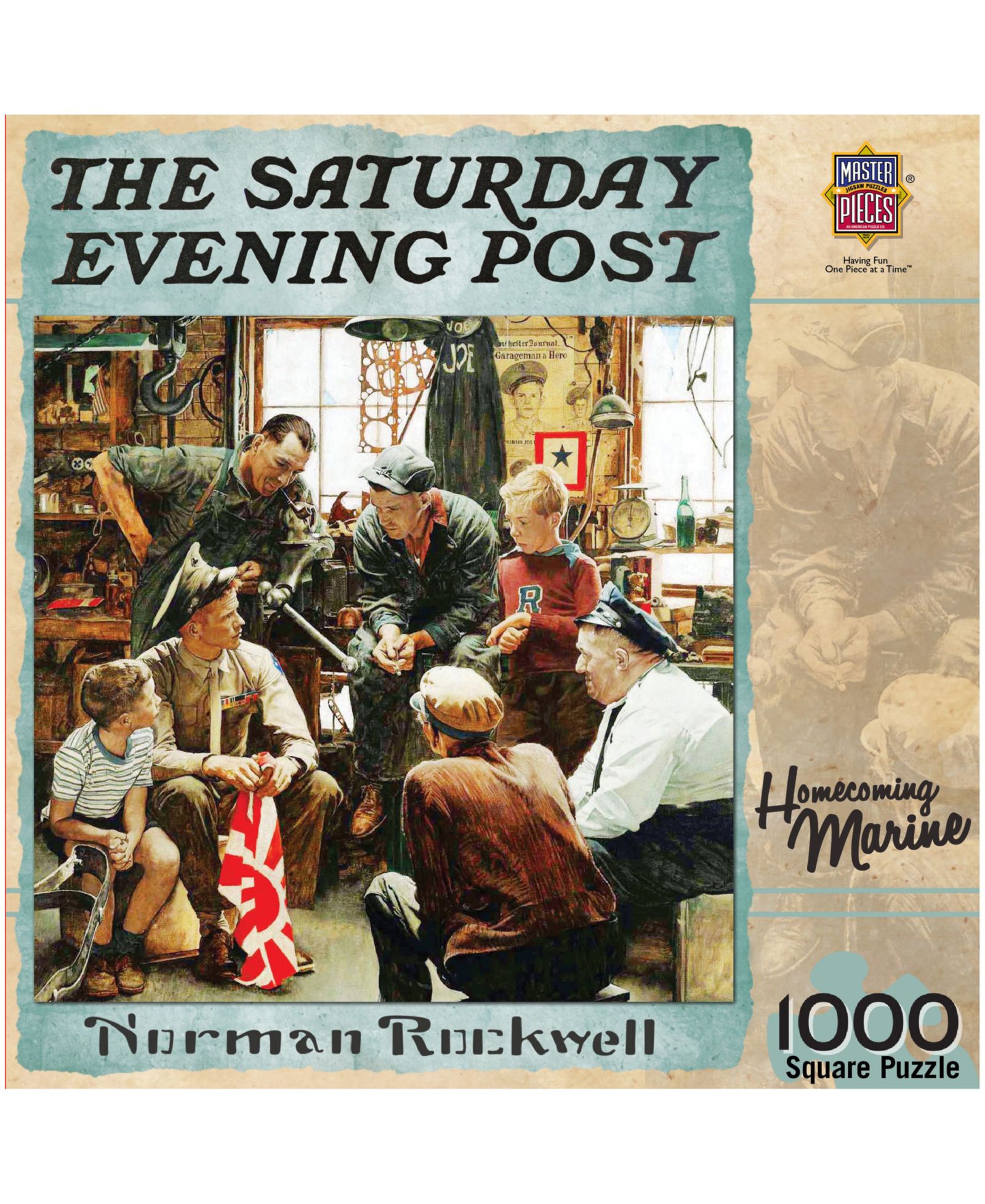 Пазл The Saturday Evening Post - Homecoming Marine, 1000 деталей