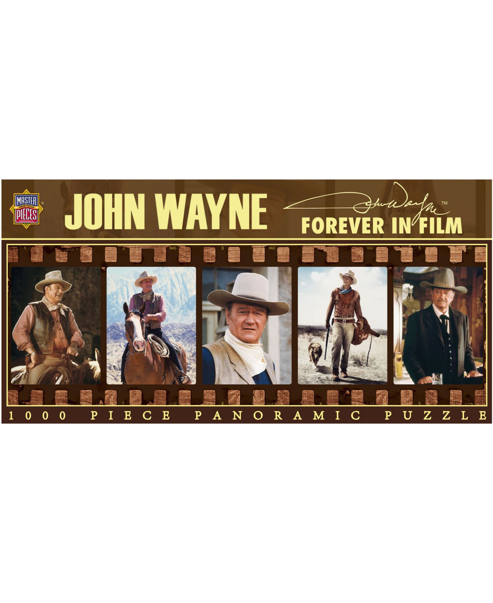Панорамный пазл John Wayne - Forever in Film, 1000 Piece