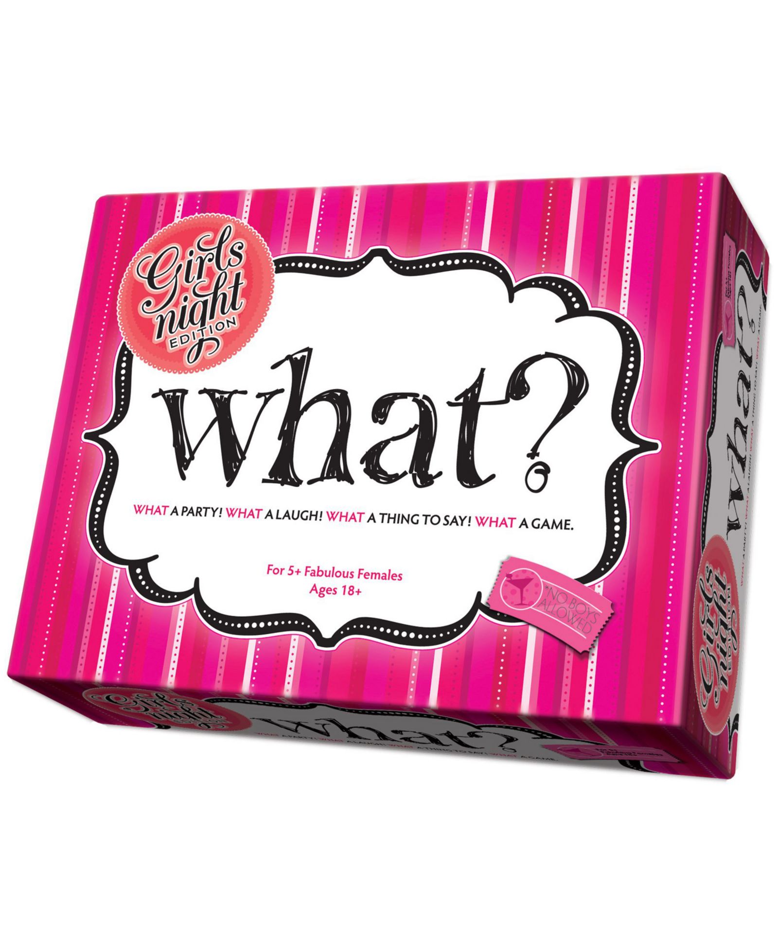 Outset Media What? Girls Night Edition Board Game, Ages 18+