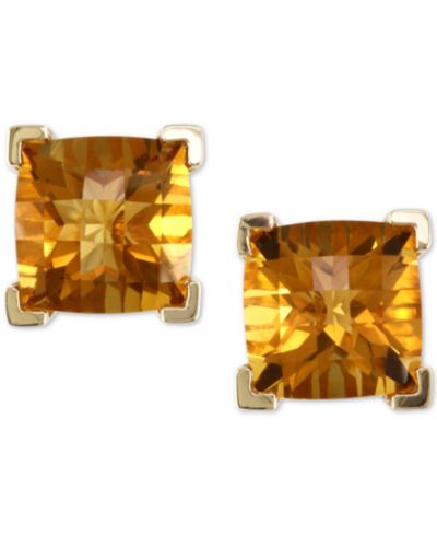 Серьги-гвоздики EFFY® Citrine (4-1/5 ct. t.w.) в золоте 14k