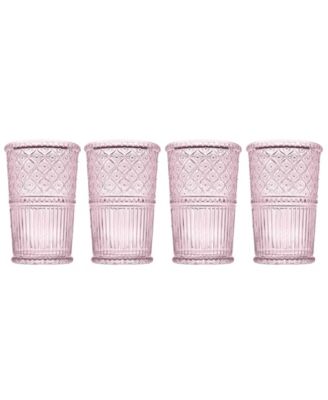 Godinger Claro Modern Vintage Tumbler Glasses - 12oz., Set of 4