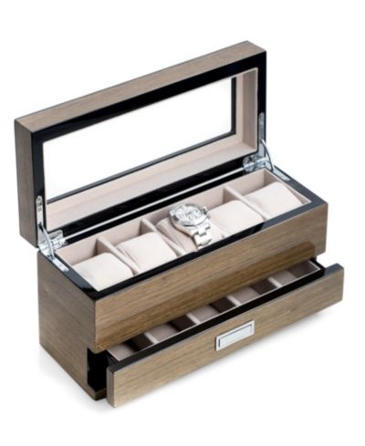 Шкатулка для часов Gray Wood Watch Box