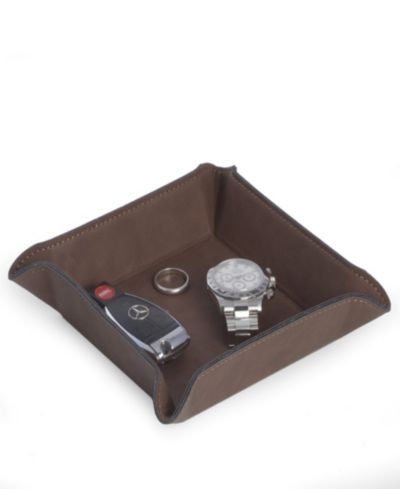 Поднос Bey-Berk Brown Valet Tray