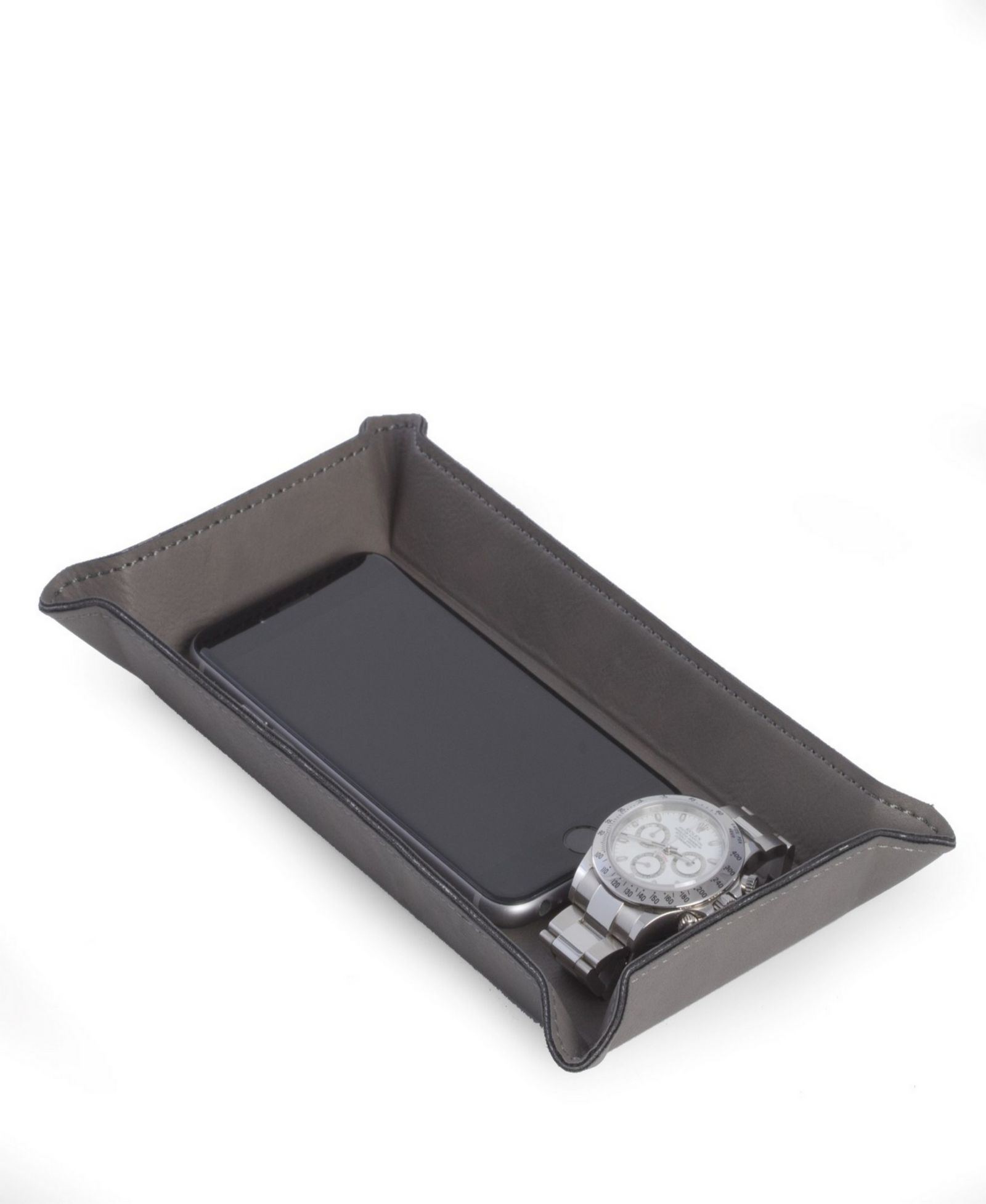 Серый поднос для мелочей Valet Tray