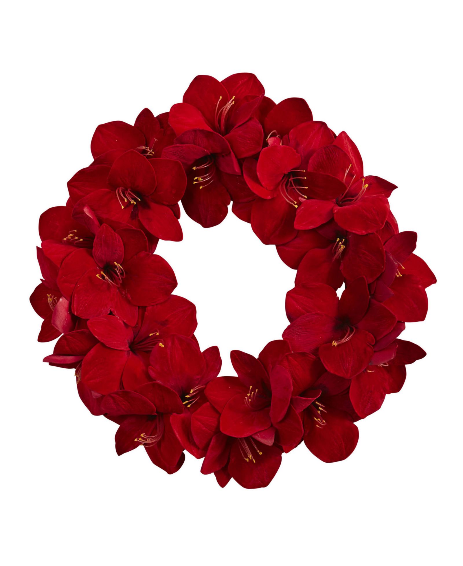 Декоративное кольцо Nearly Natural Amaryllis 22"