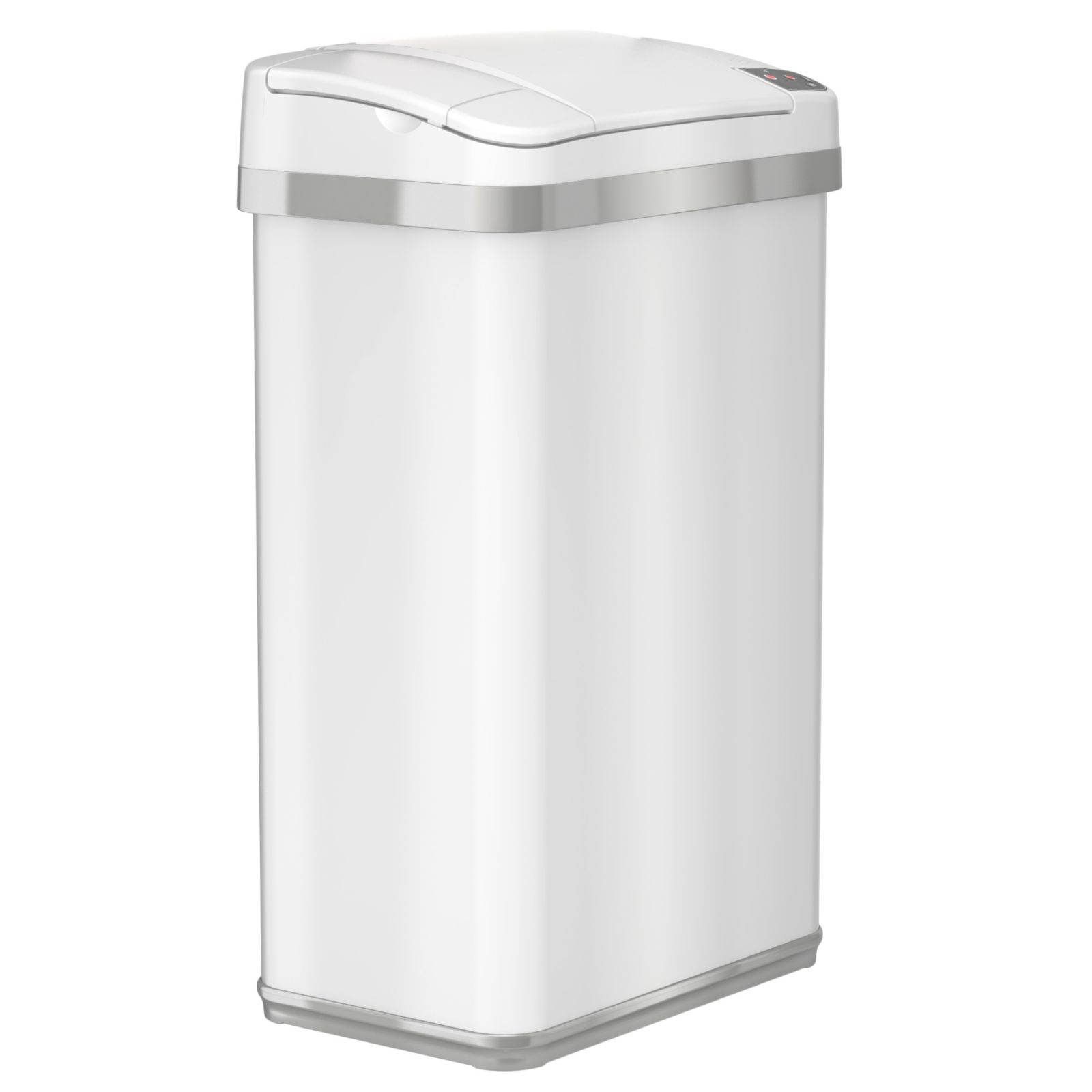 iTouchless 16-Liter Stainless Steel Sensor Trash Can with AbsorbX Odor Filter for Bathroom