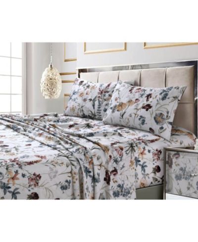 Комплект простыней Amalfi Printed 300 TC Cotton Sateen Extra Deep Pocket Twin