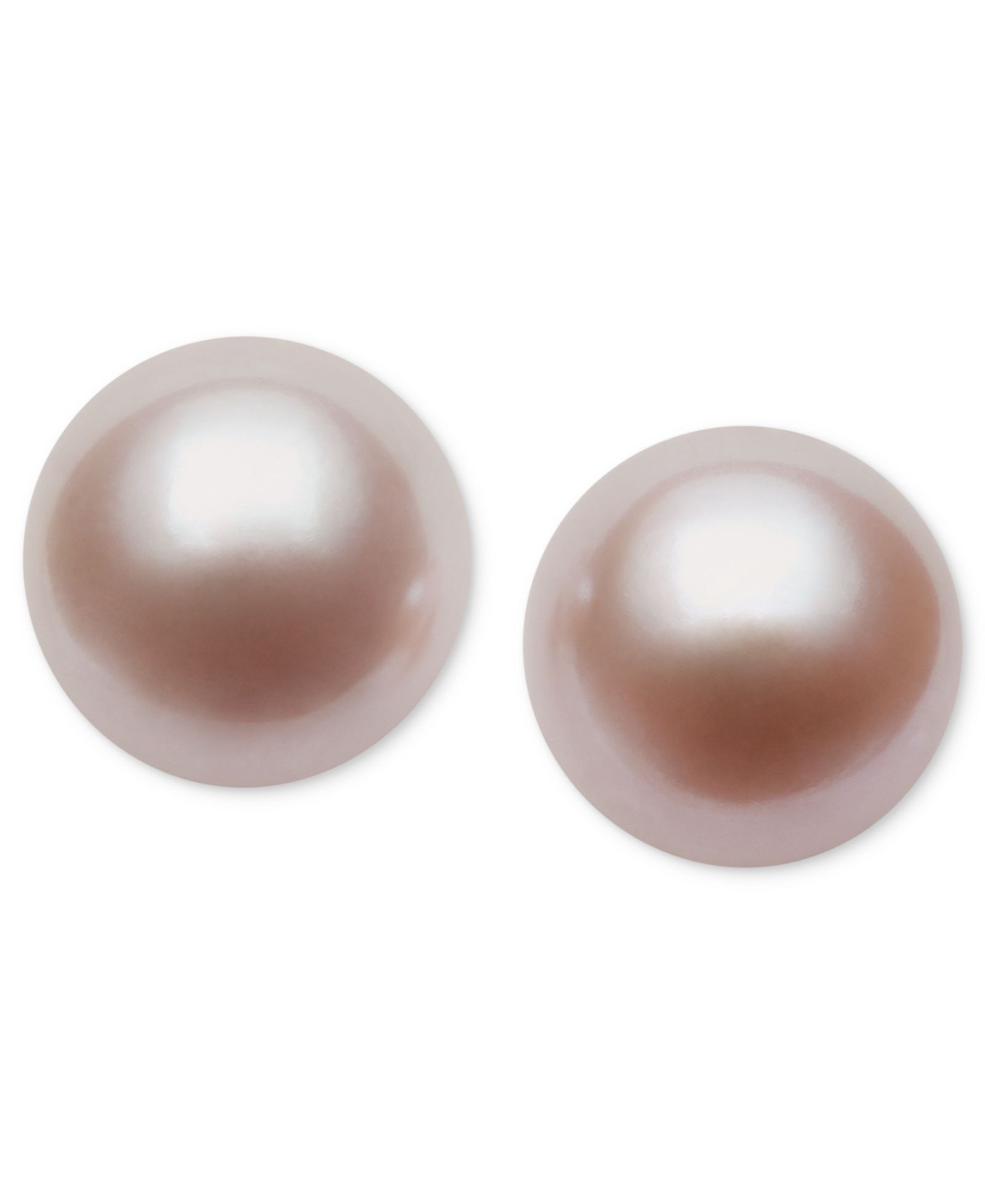 Belle de Mer серьги Belle de Mer Pearl, золотые с натуральным жемчугом (9mm)