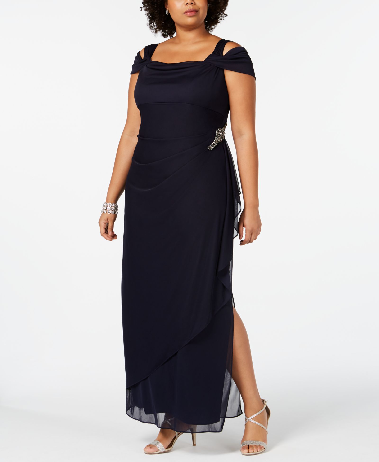 Alex Evenings вечернее платье Plus Size с отделкой