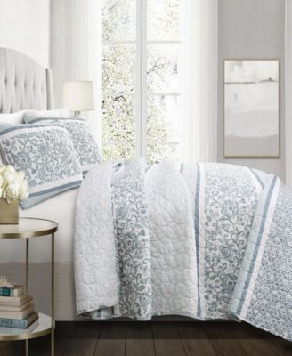 Lush Décor Nisha 3-Pc Set Quilt Set, King