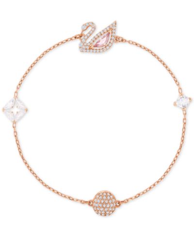 Магнитный браслет Swarovski Remix Rose Gold-Tone Crystal Swan