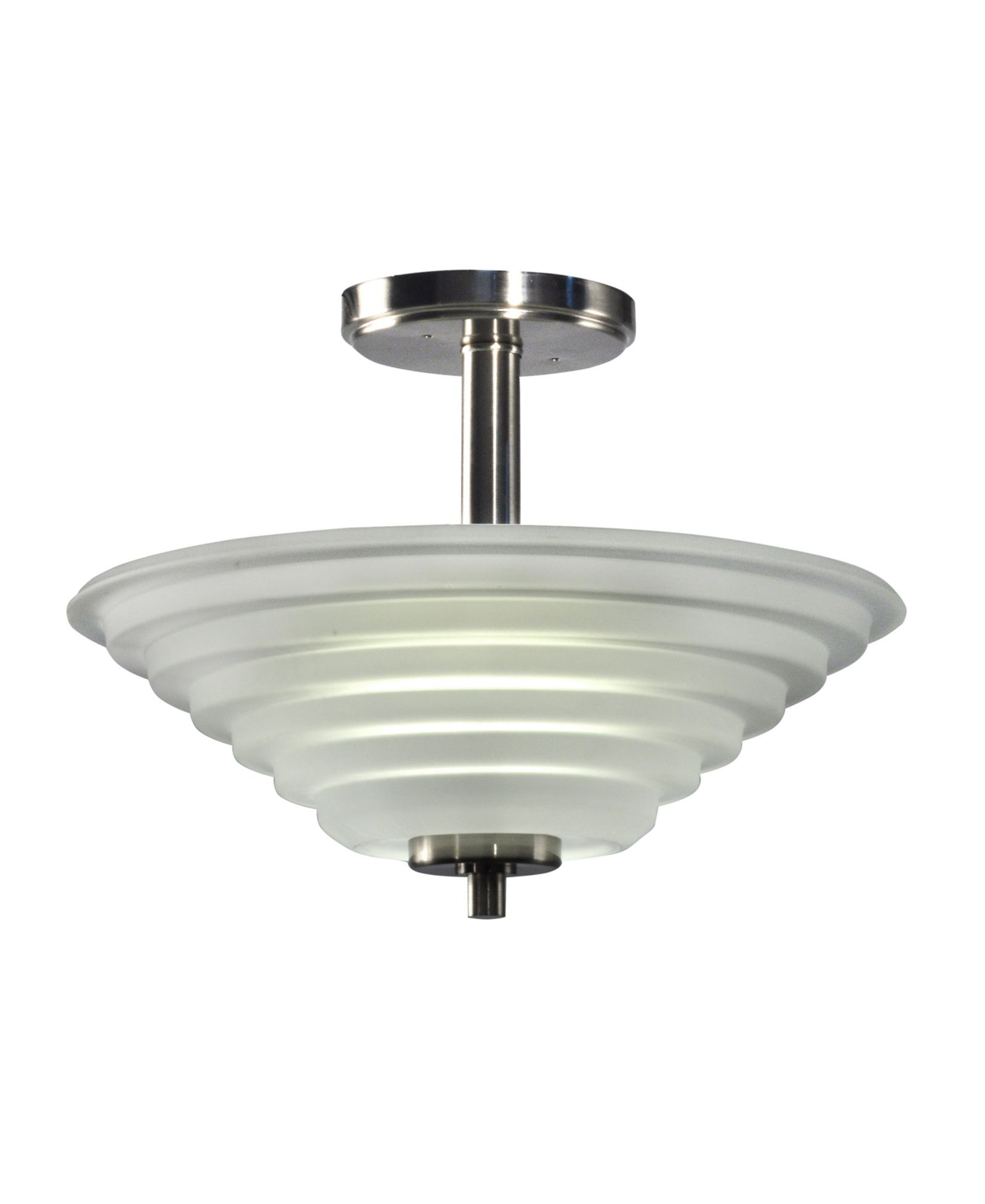 Dale Tiffany Solomon Led Crystal Semi Flush Mount