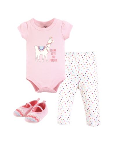 Детский комплект одежды Little Treasure Baby Girls Treasure One's: боди, брюки и обувь