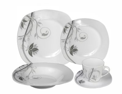 Lorren Home Trends Square 20 Pc. Dinnerware Set, Service for 4