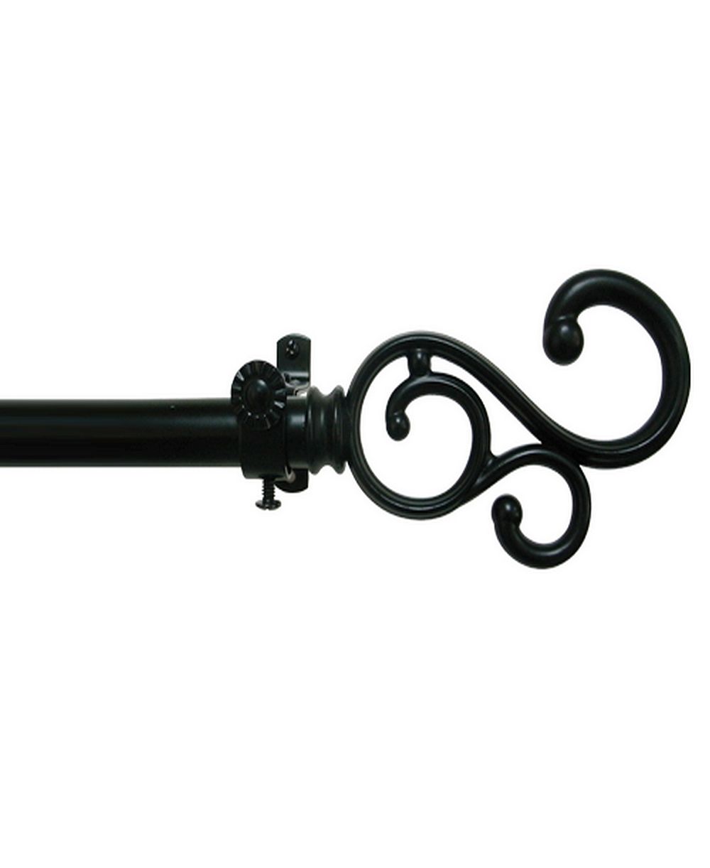 Achim Buono II Medley Decorative Rod & Finial, 48" - 86"