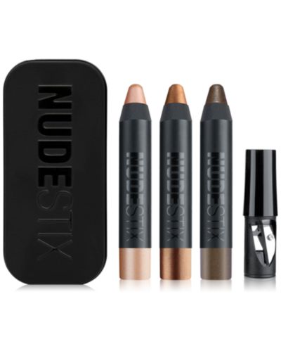 NUDESTIX Набор мини-помад Nude Metallic, 3 шт