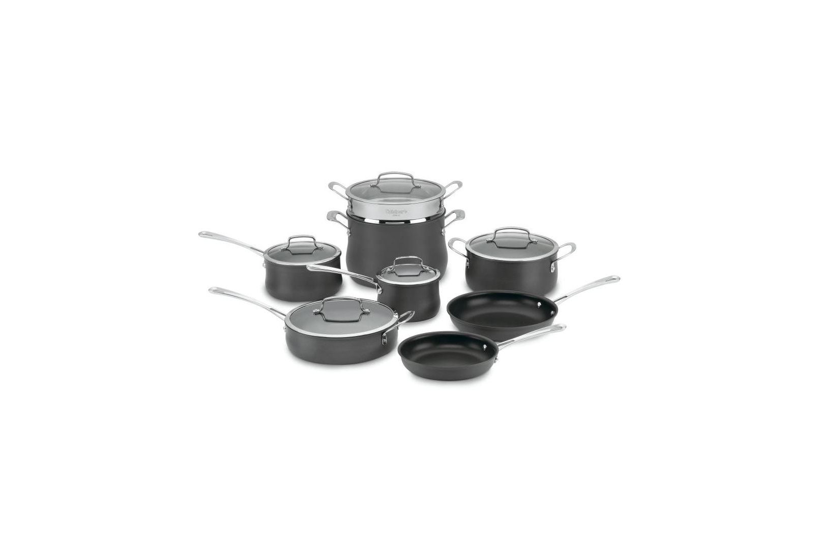 Cuisinart Contour Hard-Anodized Nonstick 13-Pc. Cookware Set