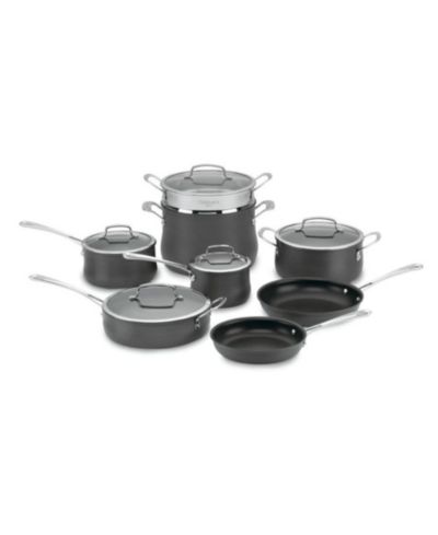 Набор посуды Cuisinart Contour Hard-Anodized Nonstick, 13-Pc. Set