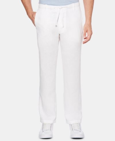 Мужские брюки Perry Ellis Regular-Fit 100% Linen Drawstring
