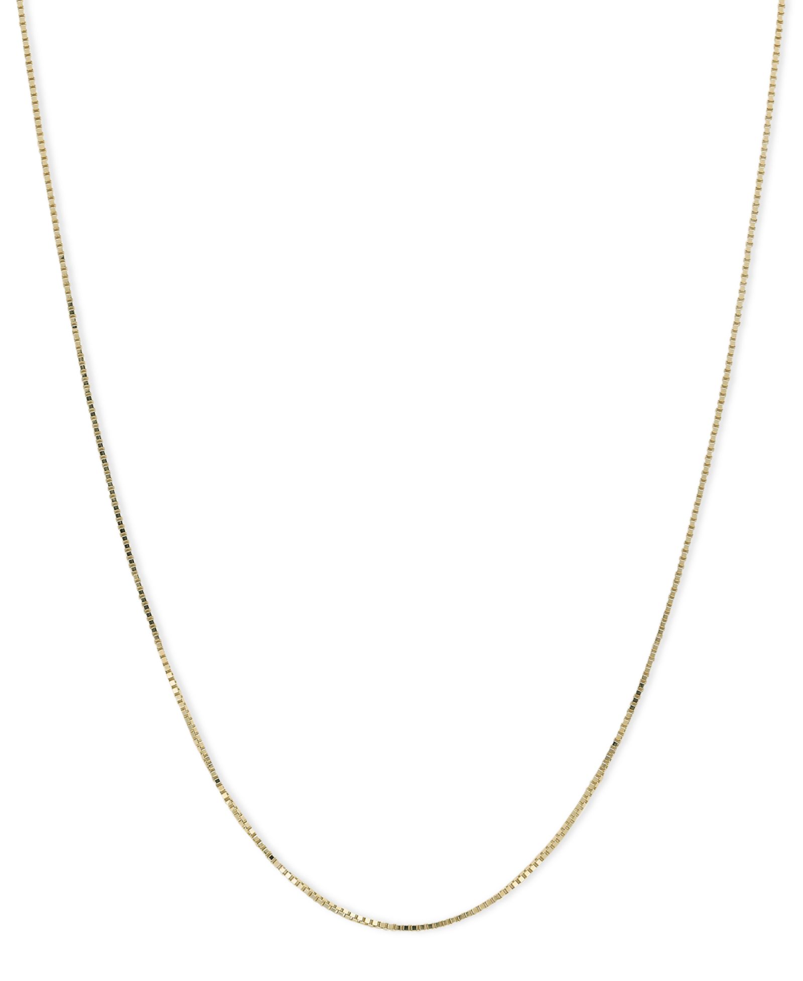 Колье Box Chain 18" (1/2mm) из 14k Gold