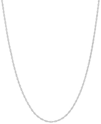 Золотая цепочка 14k Yellow Gold Necklace, 18" Light Rope Chain (1mm)