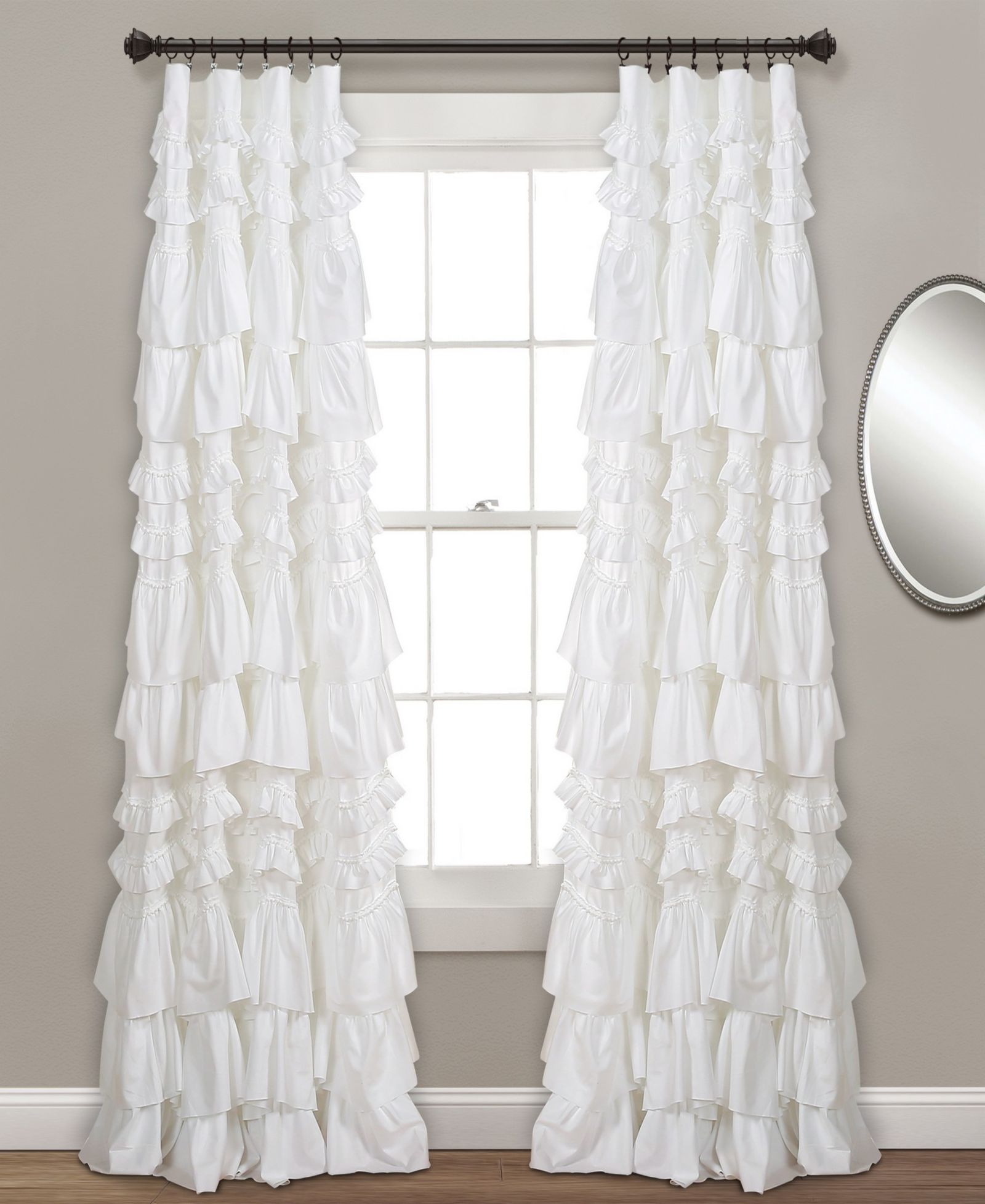 Штора Lush Decor Kemmy Light Filtering Window Curtain Panel 52" W x 84" L