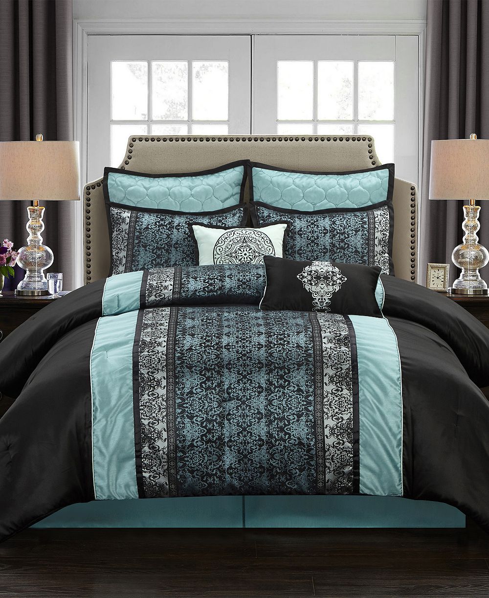 Stratford Park Arabesque 8-Piece Comforter Set, California King