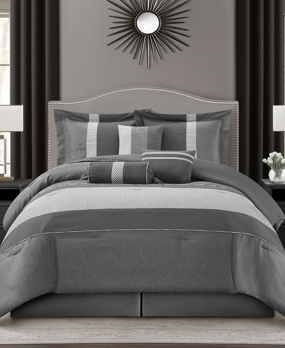 Комплект постельного белья Stratford Park Corell Geometric 7-Pc. Comforter Set, California King