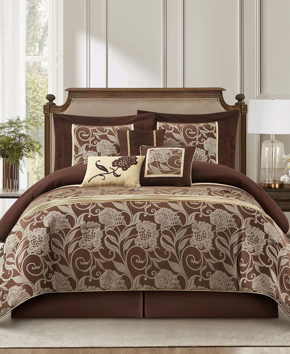Stratford Park Mollybee Floral 7-Pc. Comforter Set, California King