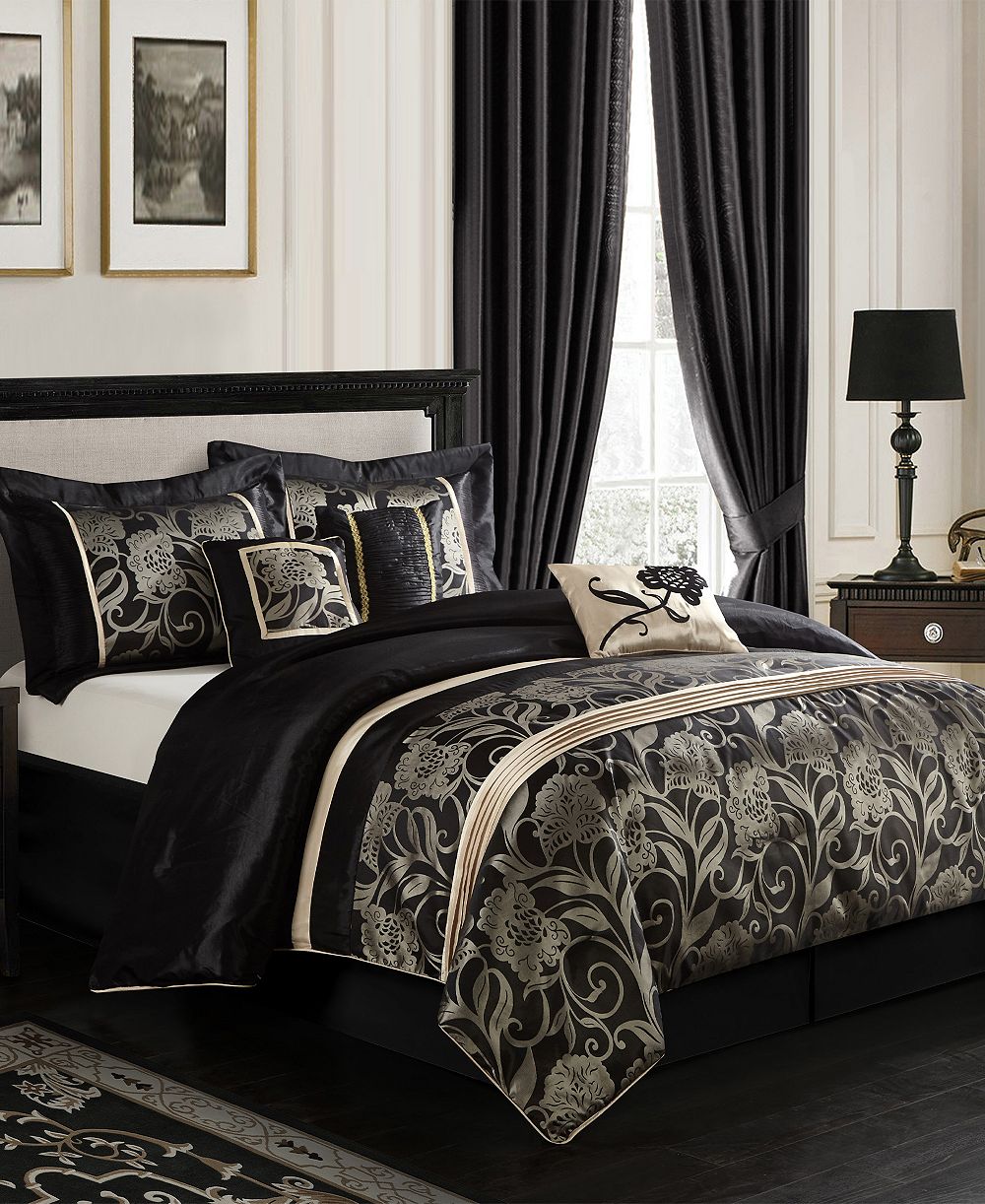 Stratford Park Mollybee Floral 7-Pc. Comforter Set, Queen