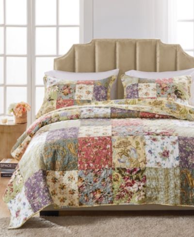 Комплект стеганых одеял Greenland Home Fashions Blooming Prairie, Full/Queen