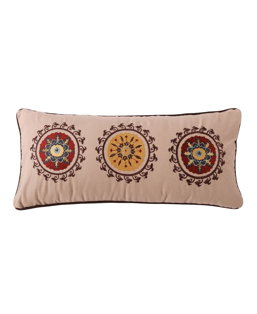 Greenland Home Fashions Andorra Decorative Pillow, 10" x 22"