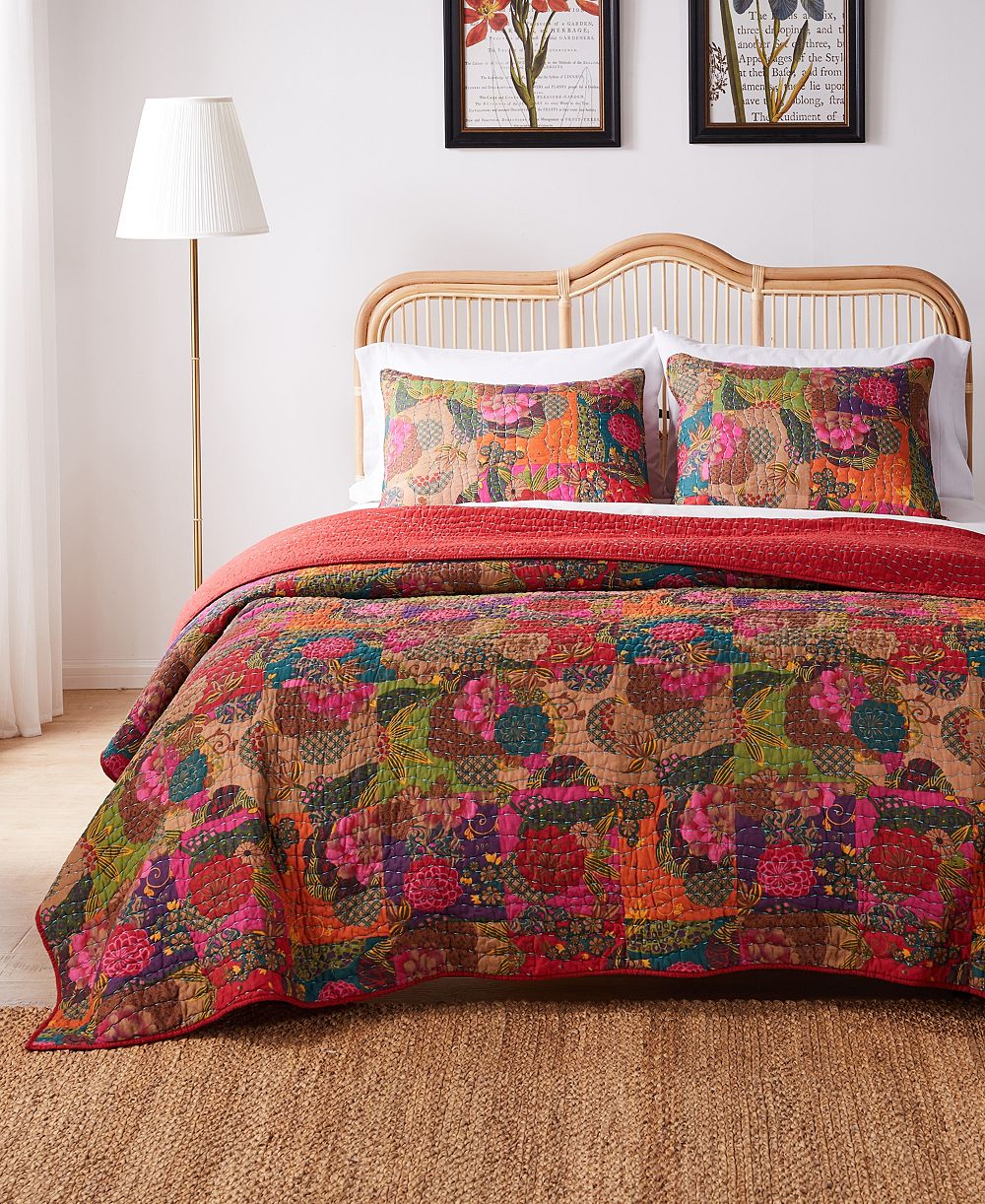 Greenland Home Fashions комплект из 3-х стеганых покрывал Jewel King