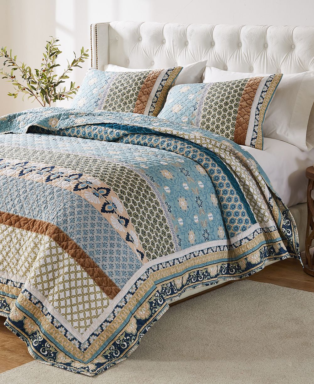 Комплект покрывал Greenland Home Fashions Thalia 3-Pc., Full/Queen