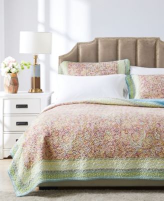 Greenland Home Fashions Palisades Pastel 3-Pc. Quilt Set, King